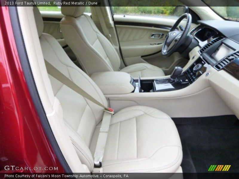 Ruby Red Metallic / Dune 2013 Ford Taurus Limited