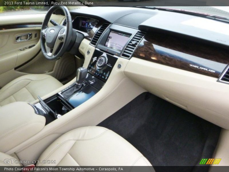 Ruby Red Metallic / Dune 2013 Ford Taurus Limited