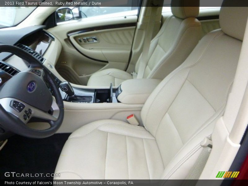 Ruby Red Metallic / Dune 2013 Ford Taurus Limited