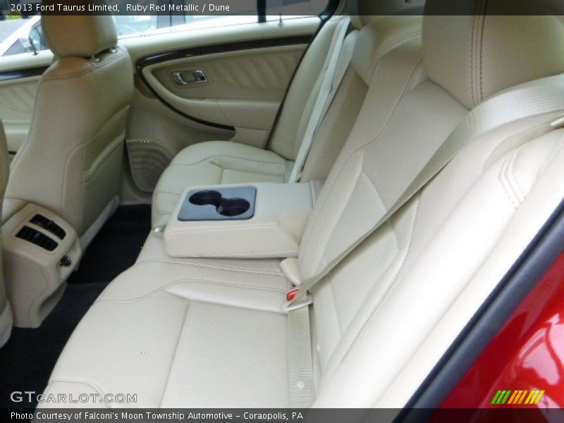 Ruby Red Metallic / Dune 2013 Ford Taurus Limited