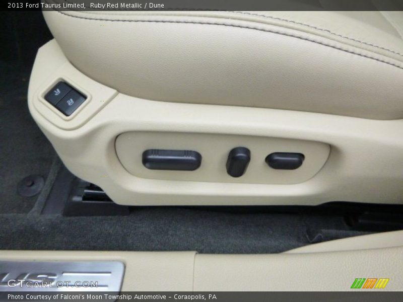 Ruby Red Metallic / Dune 2013 Ford Taurus Limited