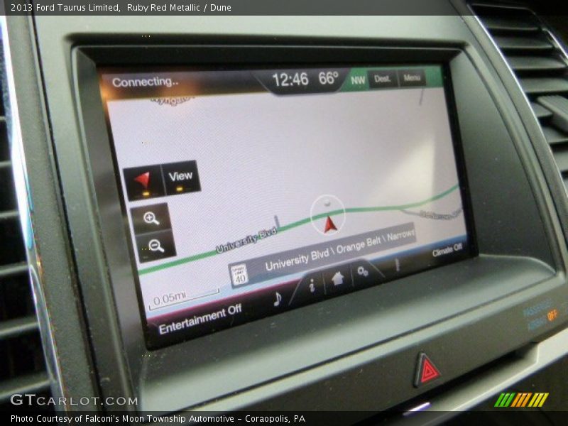 Ruby Red Metallic / Dune 2013 Ford Taurus Limited