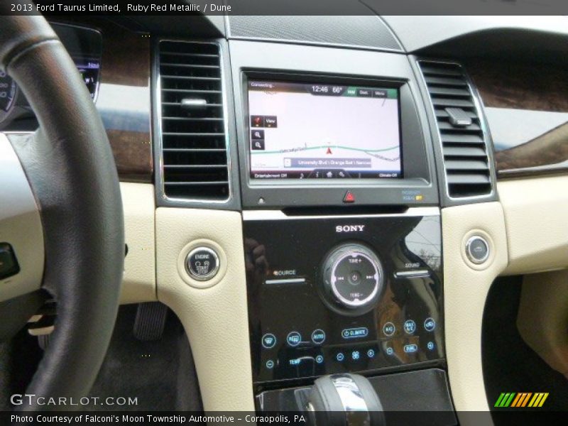 Ruby Red Metallic / Dune 2013 Ford Taurus Limited