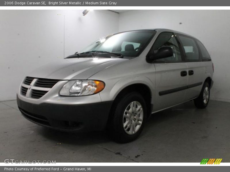 Bright Silver Metallic / Medium Slate Gray 2006 Dodge Caravan SE