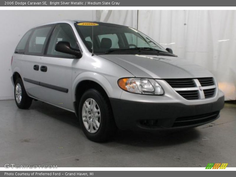 Bright Silver Metallic / Medium Slate Gray 2006 Dodge Caravan SE