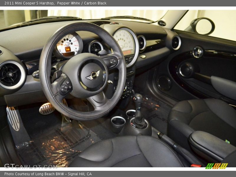 Pepper White / Carbon Black 2011 Mini Cooper S Hardtop