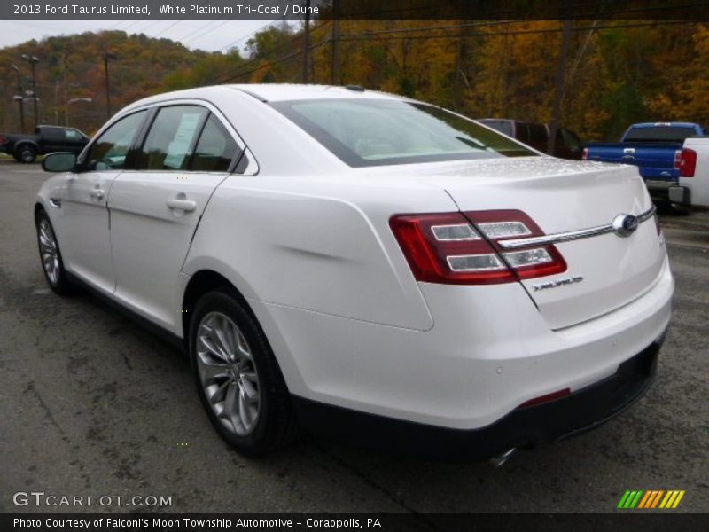White Platinum Tri-Coat / Dune 2013 Ford Taurus Limited