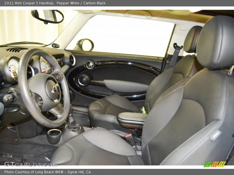 Pepper White / Carbon Black 2011 Mini Cooper S Hardtop