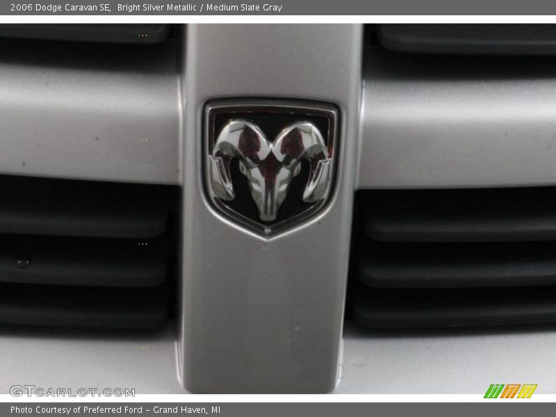 Bright Silver Metallic / Medium Slate Gray 2006 Dodge Caravan SE