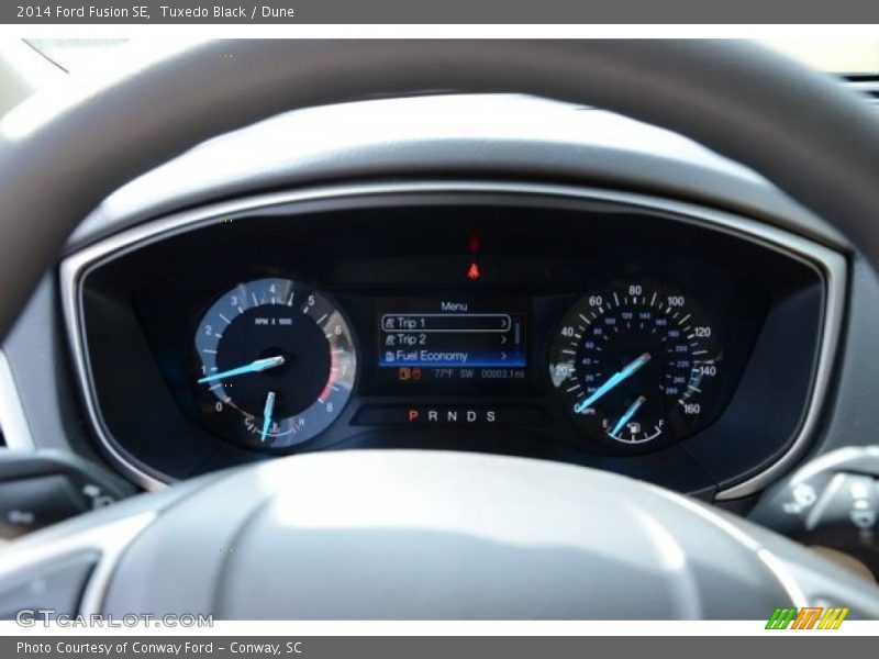 Tuxedo Black / Dune 2014 Ford Fusion SE