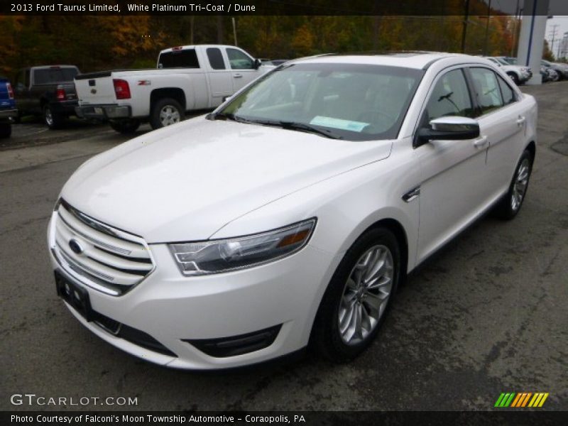 White Platinum Tri-Coat / Dune 2013 Ford Taurus Limited