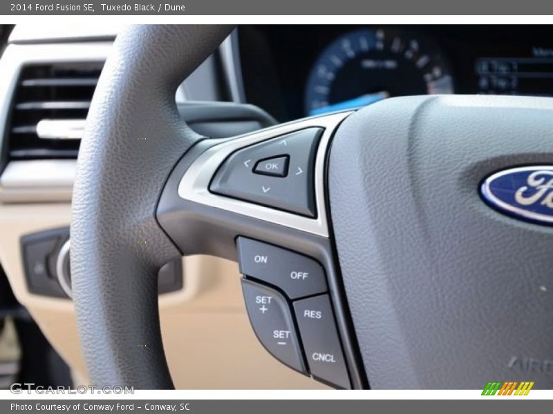 Tuxedo Black / Dune 2014 Ford Fusion SE