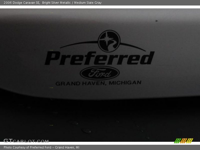 Bright Silver Metallic / Medium Slate Gray 2006 Dodge Caravan SE