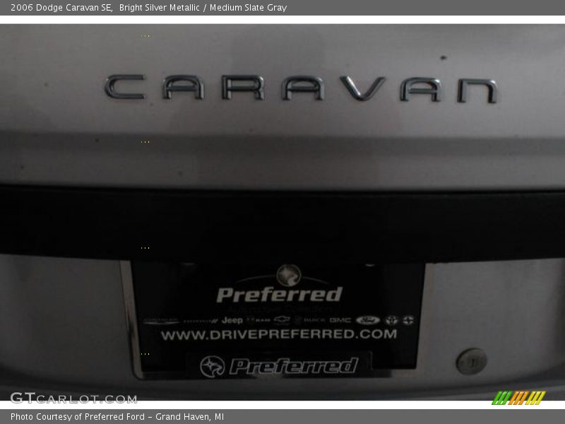 Bright Silver Metallic / Medium Slate Gray 2006 Dodge Caravan SE
