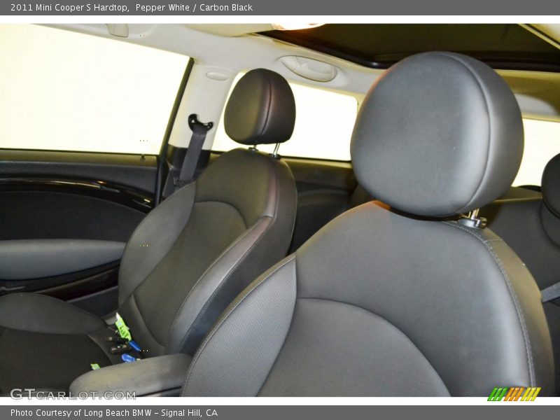 Pepper White / Carbon Black 2011 Mini Cooper S Hardtop