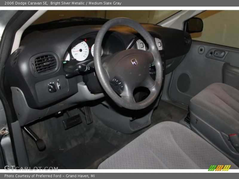 Bright Silver Metallic / Medium Slate Gray 2006 Dodge Caravan SE