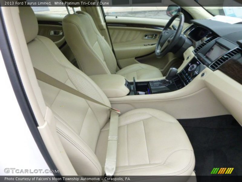 White Platinum Tri-Coat / Dune 2013 Ford Taurus Limited