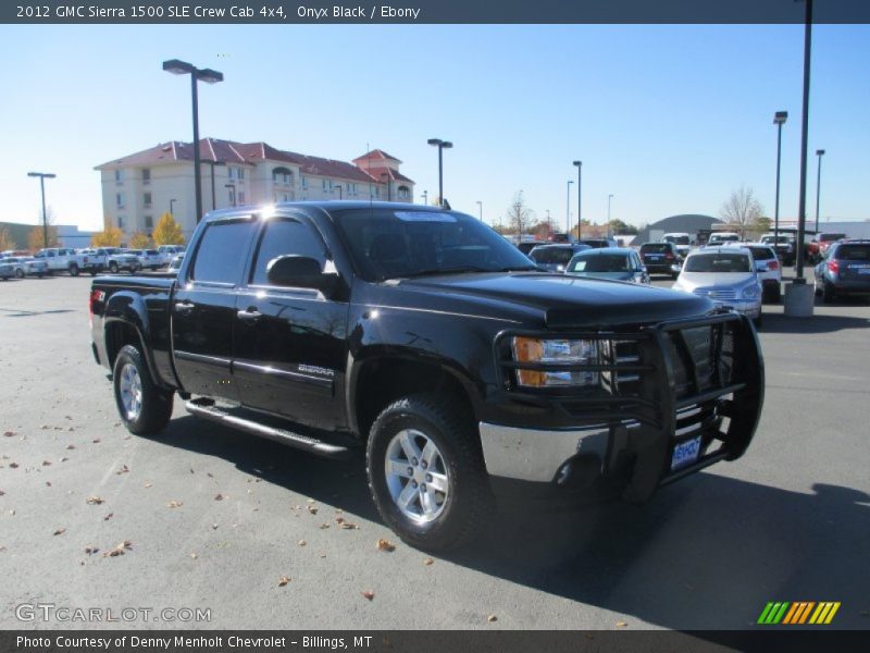 Onyx Black / Ebony 2012 GMC Sierra 1500 SLE Crew Cab 4x4