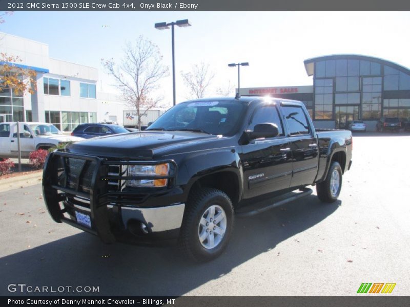 Onyx Black / Ebony 2012 GMC Sierra 1500 SLE Crew Cab 4x4