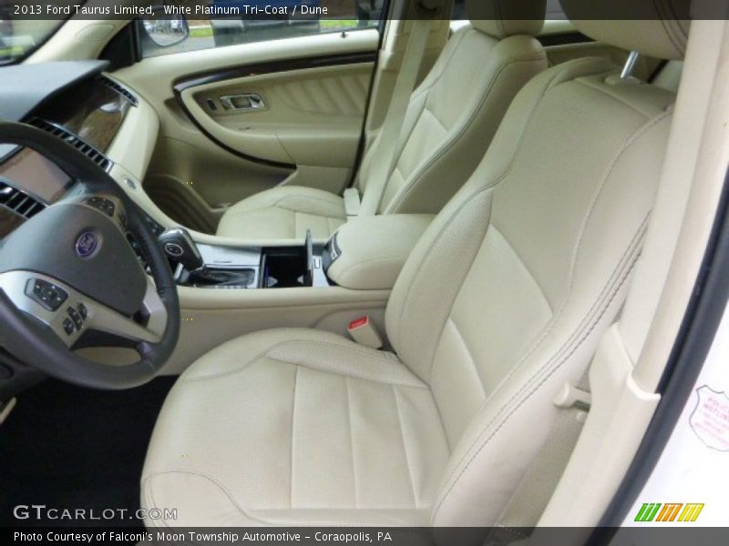 White Platinum Tri-Coat / Dune 2013 Ford Taurus Limited