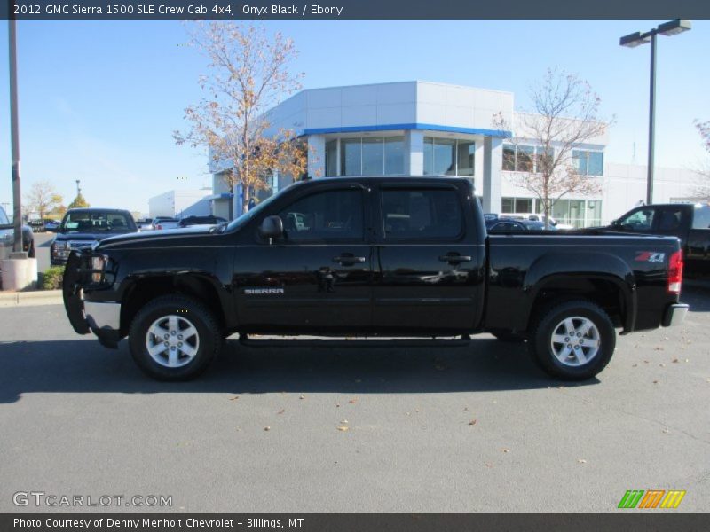 Onyx Black / Ebony 2012 GMC Sierra 1500 SLE Crew Cab 4x4