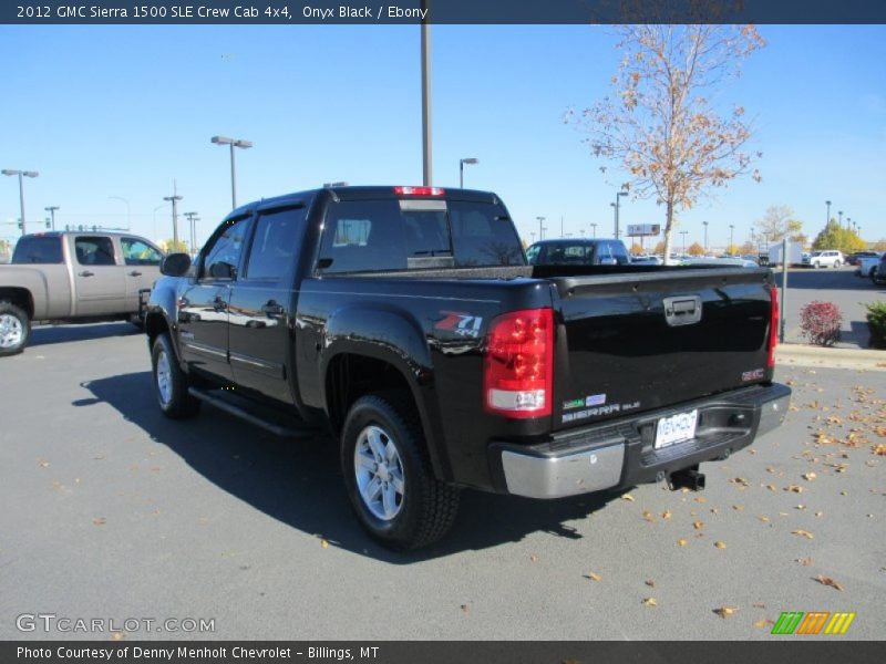 Onyx Black / Ebony 2012 GMC Sierra 1500 SLE Crew Cab 4x4
