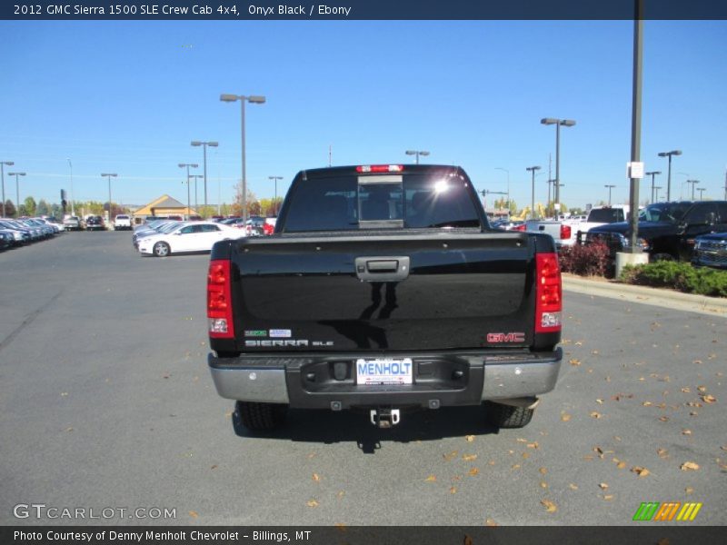 Onyx Black / Ebony 2012 GMC Sierra 1500 SLE Crew Cab 4x4