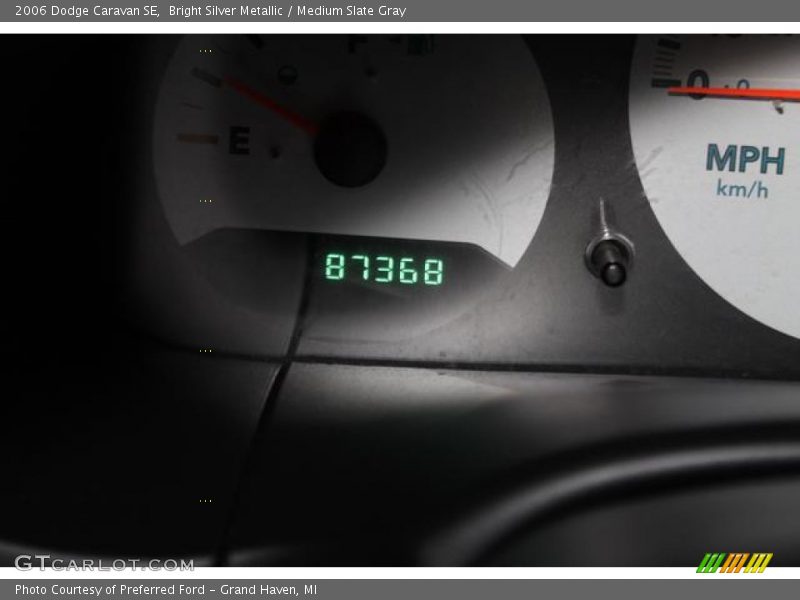 Bright Silver Metallic / Medium Slate Gray 2006 Dodge Caravan SE