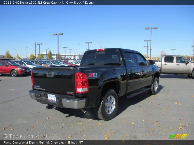 Onyx Black / Ebony 2012 GMC Sierra 1500 SLE Crew Cab 4x4