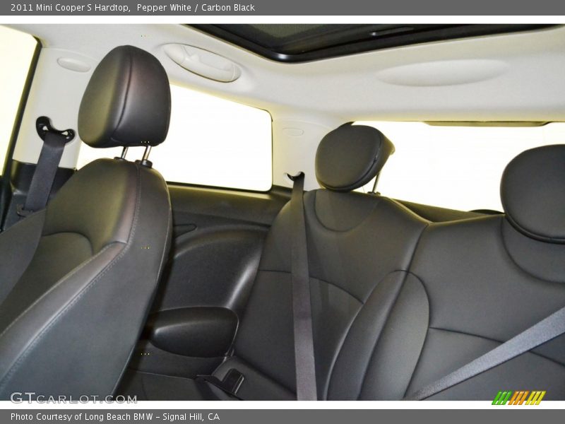 Pepper White / Carbon Black 2011 Mini Cooper S Hardtop