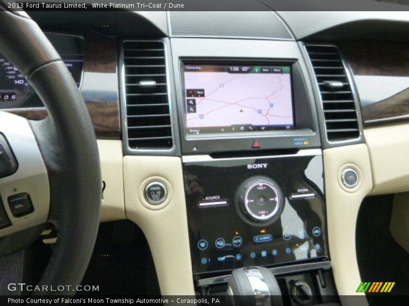 White Platinum Tri-Coat / Dune 2013 Ford Taurus Limited