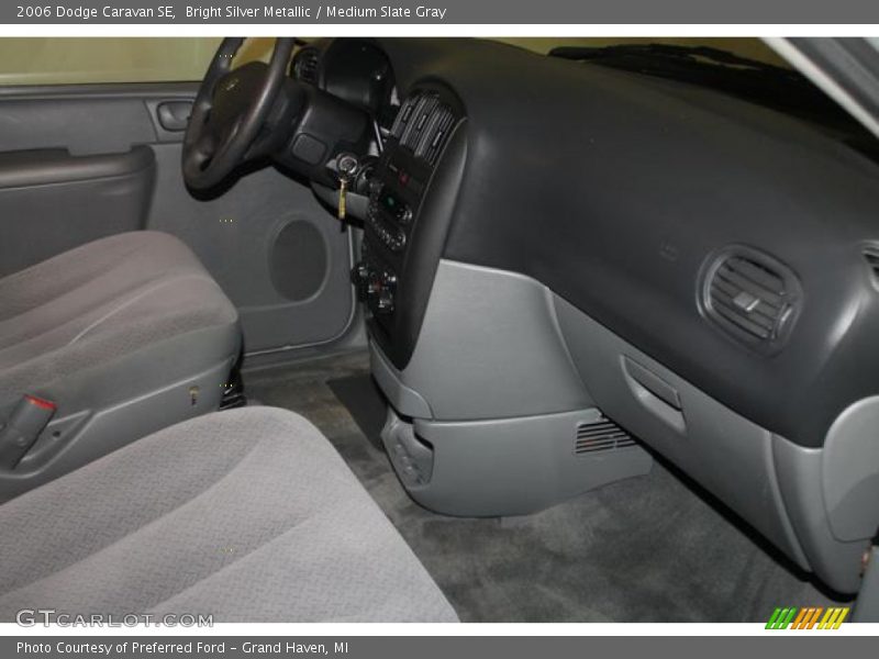 Bright Silver Metallic / Medium Slate Gray 2006 Dodge Caravan SE