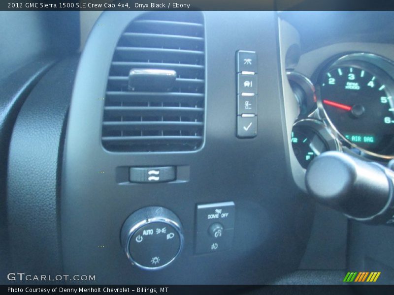 Onyx Black / Ebony 2012 GMC Sierra 1500 SLE Crew Cab 4x4
