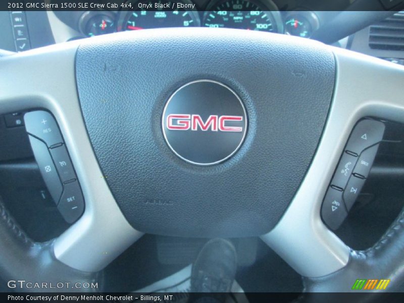 Onyx Black / Ebony 2012 GMC Sierra 1500 SLE Crew Cab 4x4