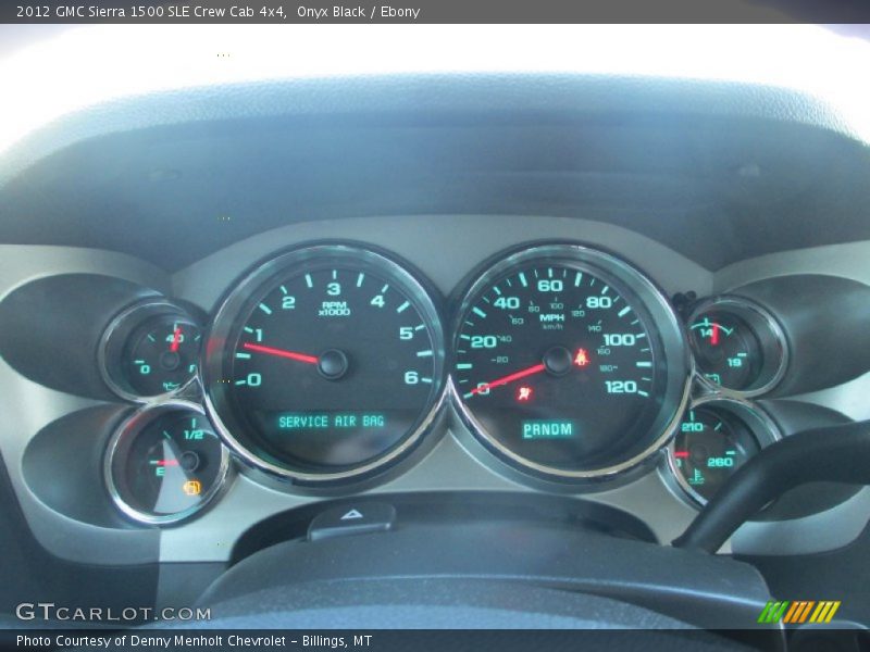 Onyx Black / Ebony 2012 GMC Sierra 1500 SLE Crew Cab 4x4