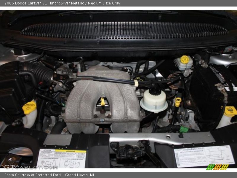 Bright Silver Metallic / Medium Slate Gray 2006 Dodge Caravan SE