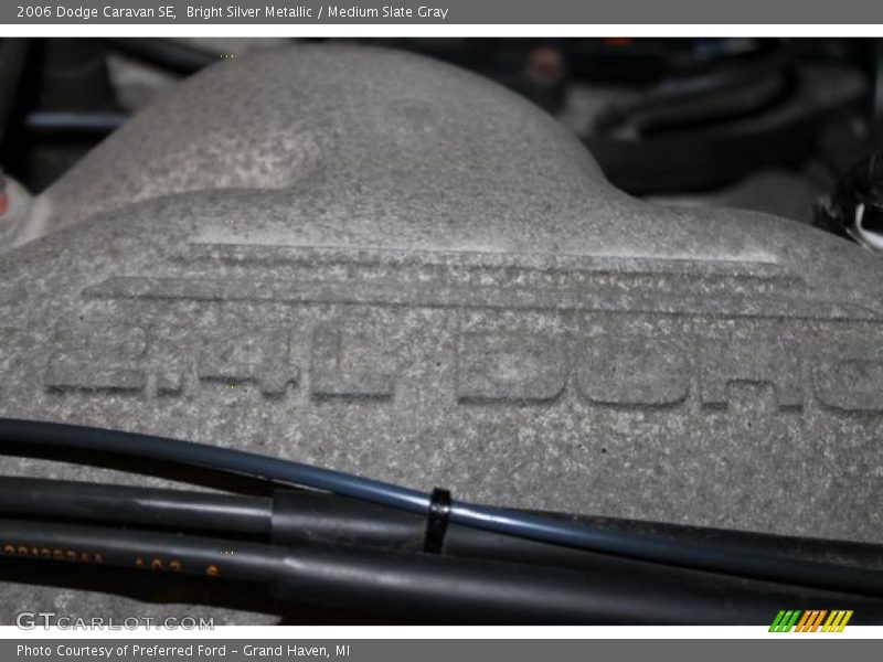 Bright Silver Metallic / Medium Slate Gray 2006 Dodge Caravan SE