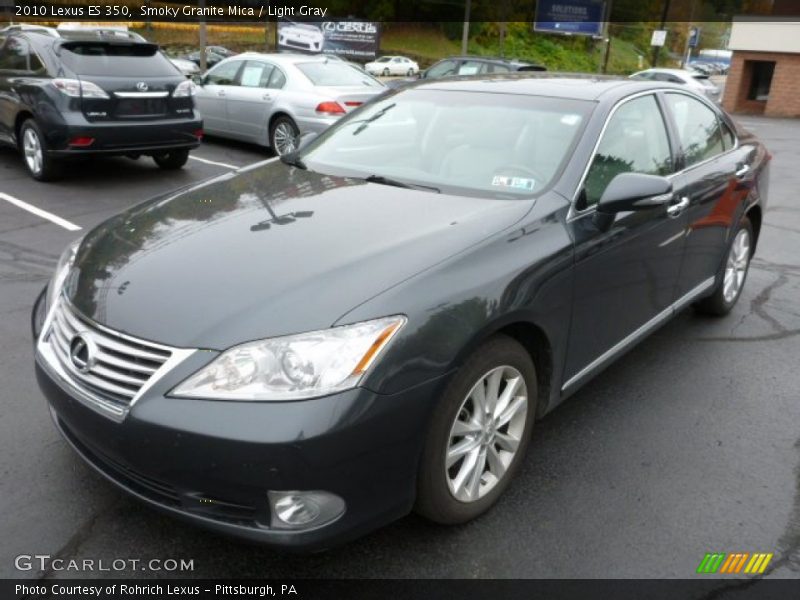 Smoky Granite Mica / Light Gray 2010 Lexus ES 350