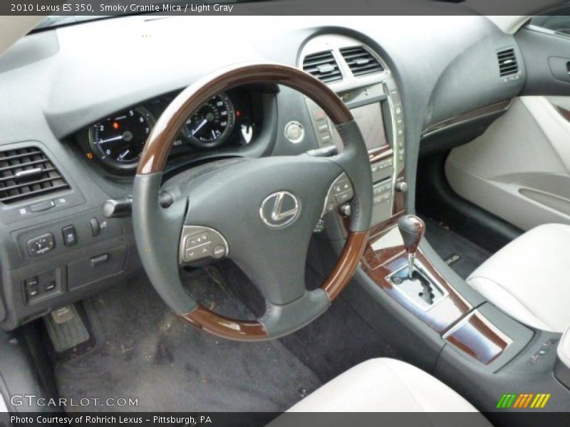 Smoky Granite Mica / Light Gray 2010 Lexus ES 350