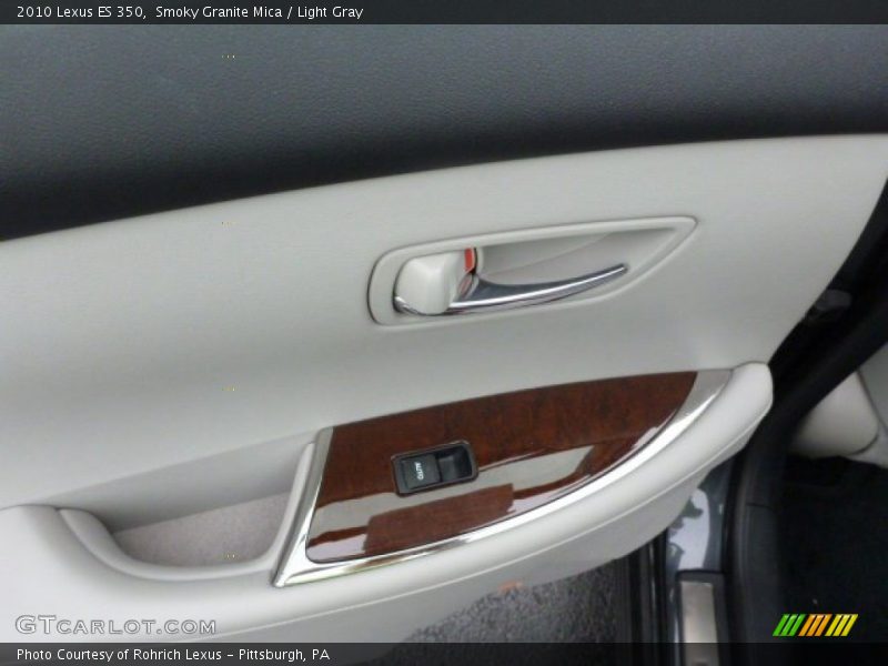 Smoky Granite Mica / Light Gray 2010 Lexus ES 350