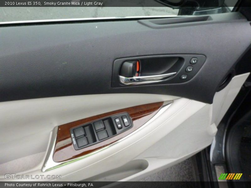 Smoky Granite Mica / Light Gray 2010 Lexus ES 350