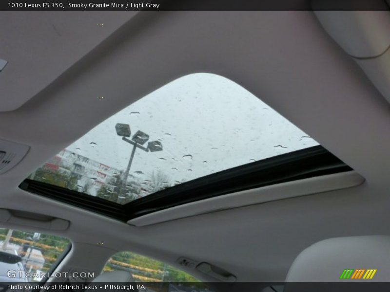 Smoky Granite Mica / Light Gray 2010 Lexus ES 350
