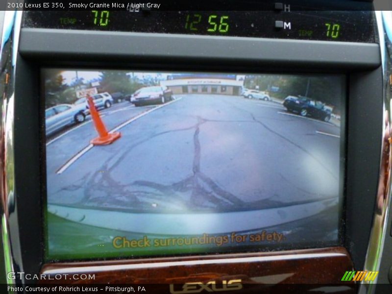 Smoky Granite Mica / Light Gray 2010 Lexus ES 350
