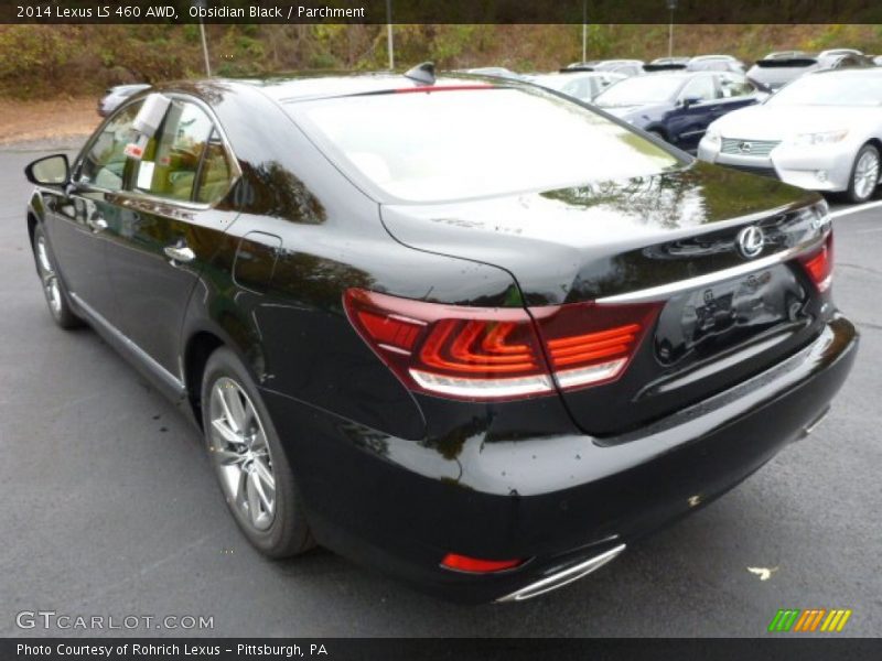 Obsidian Black / Parchment 2014 Lexus LS 460 AWD