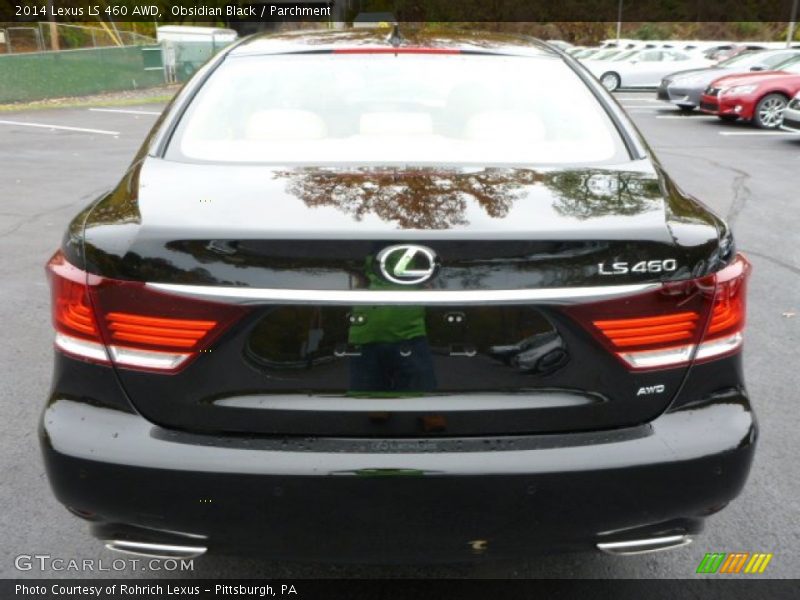 Obsidian Black / Parchment 2014 Lexus LS 460 AWD