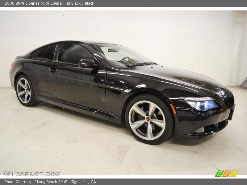 Jet Black / Black 2008 BMW 6 Series 650i Coupe