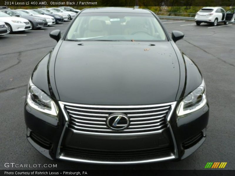 Obsidian Black / Parchment 2014 Lexus LS 460 AWD