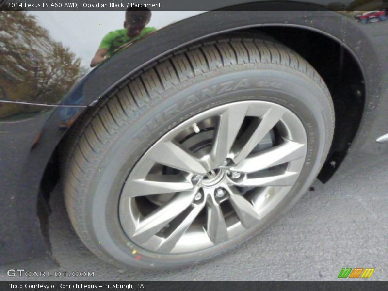 Obsidian Black / Parchment 2014 Lexus LS 460 AWD