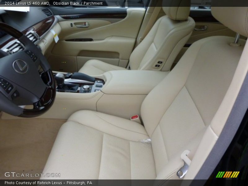 Front Seat of 2014 LS 460 AWD