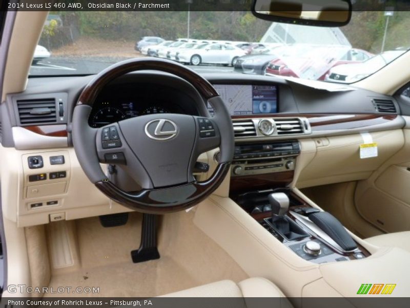 Dashboard of 2014 LS 460 AWD